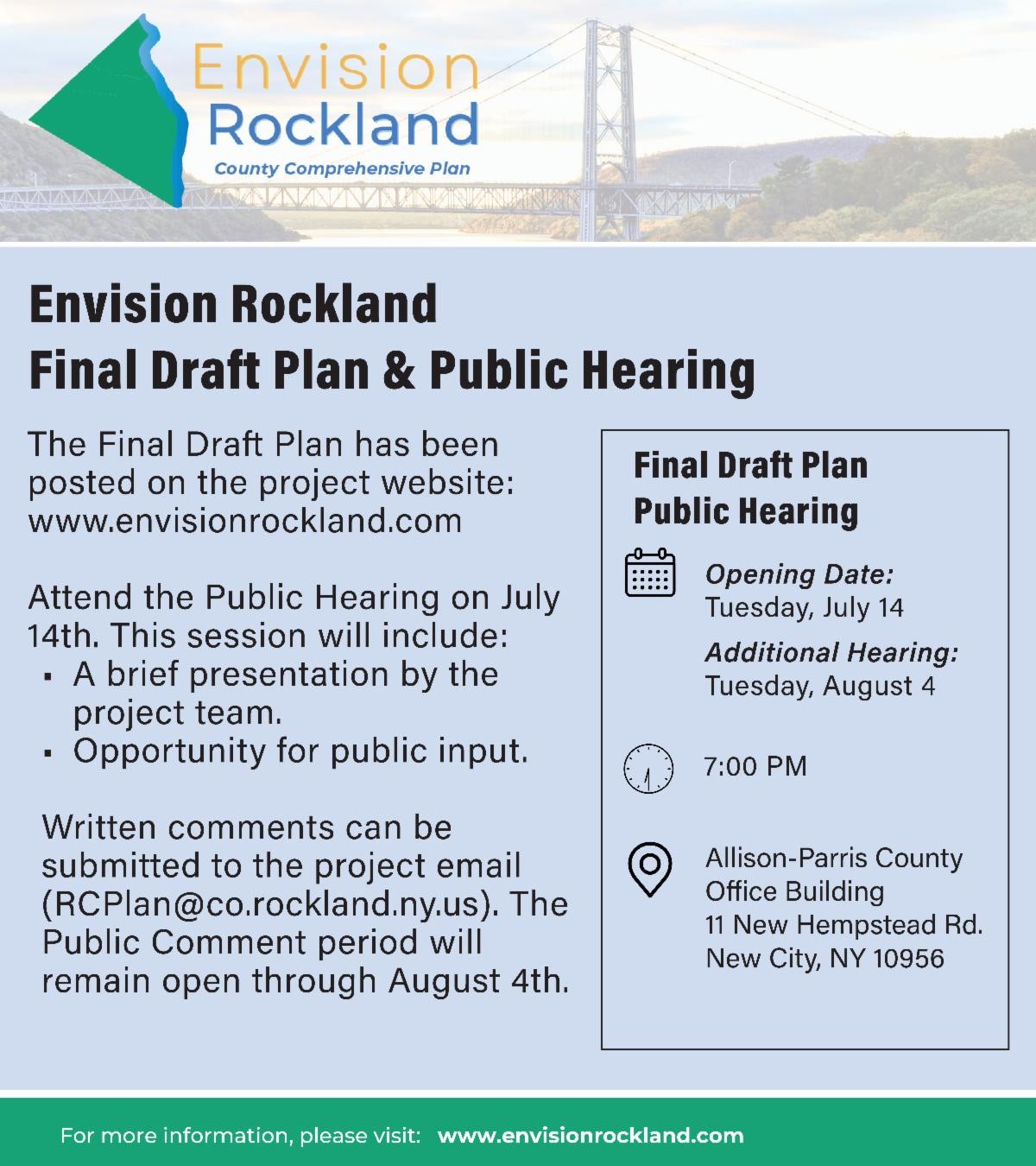 Envision Rockland Public Hearing