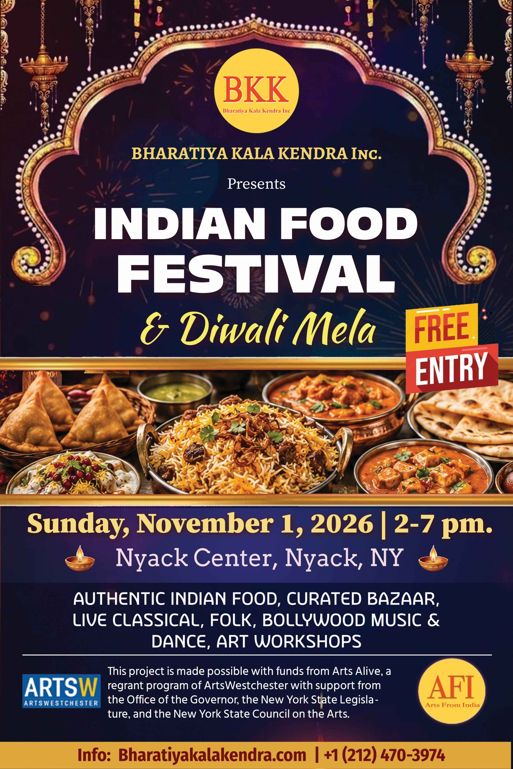 INDIAN FOOD FESTIVAL & DIWALI MELA